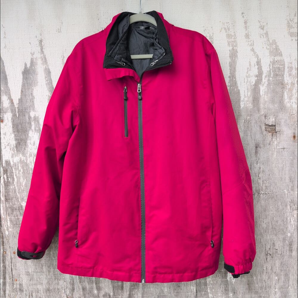 Port Authority Lined Hooded Winter Coat Men's Size XL